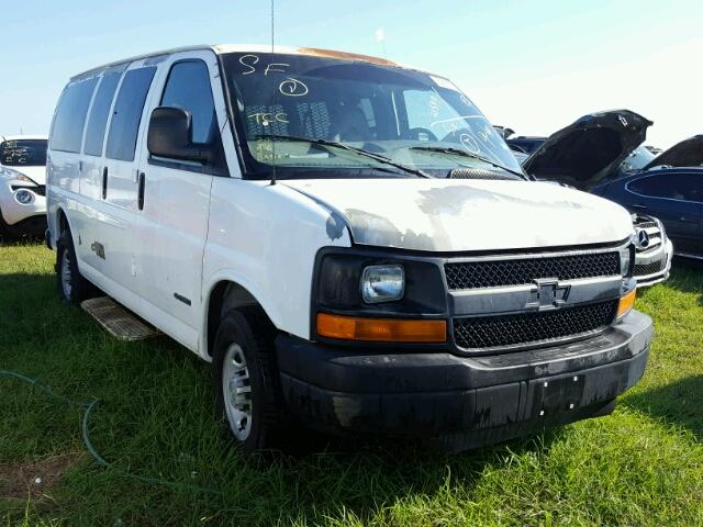 1GAGG25V961175031 - 2006 CHEVROLET EXPRESS G2 WHITE photo 1