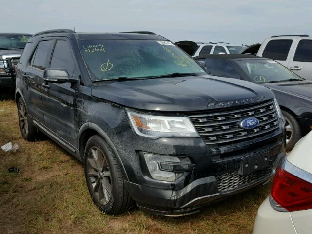 1FM5K7D85HGB20948 - 2017 FORD EXPLORER BLACK photo 1