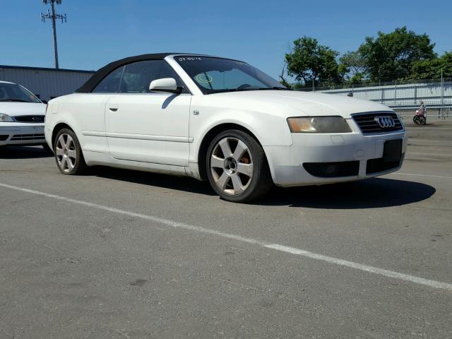 WAUAC48HX6K004595 - 2006 AUDI A4 1.8 CAB WHITE photo 1