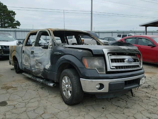 1FTFW1CT9EKG41616 - 2014 FORD F150 BLACK photo 1