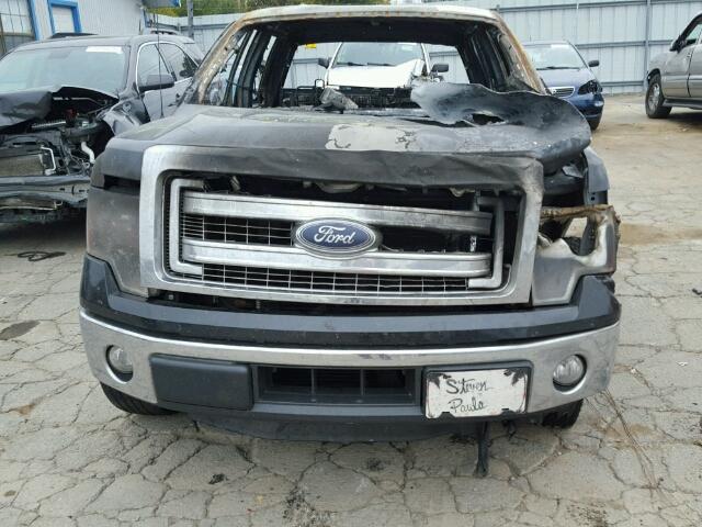 1FTFW1CT9EKG41616 - 2014 FORD F150 BLACK photo 7