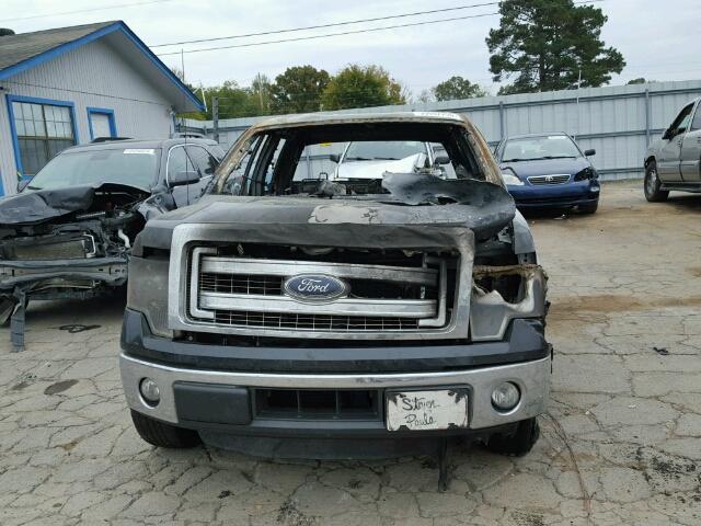 1FTFW1CT9EKG41616 - 2014 FORD F150 BLACK photo 9