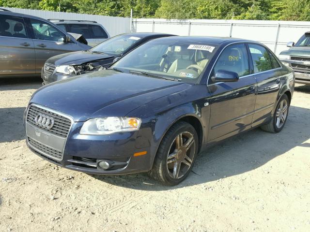 WAUDF78E46A152811 - 2006 AUDI A4 2.0T QU BLUE photo 2