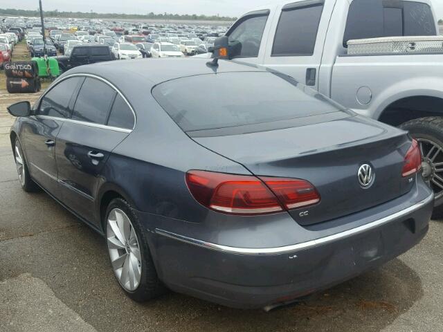 WVWHU7AN7DE501020 - 2013 VOLKSWAGEN CC GRAY photo 3