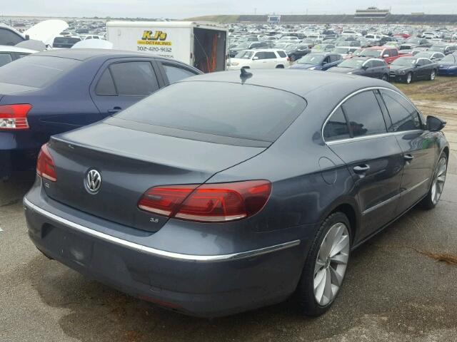 WVWHU7AN7DE501020 - 2013 VOLKSWAGEN CC GRAY photo 4