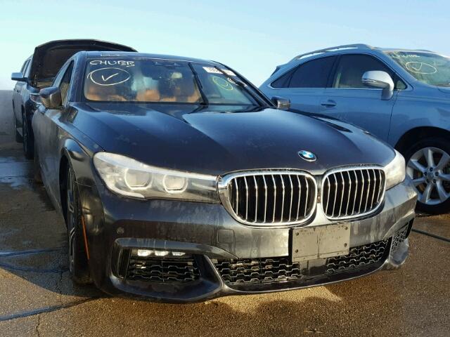 WBA7E2C57GG738881 - 2016 BMW 740 I GRAY photo 1