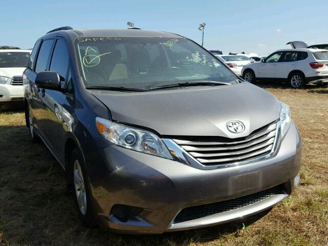 5TDKK3DC8FS669440 - 2015 TOYOTA SIENNA GRAY photo 1