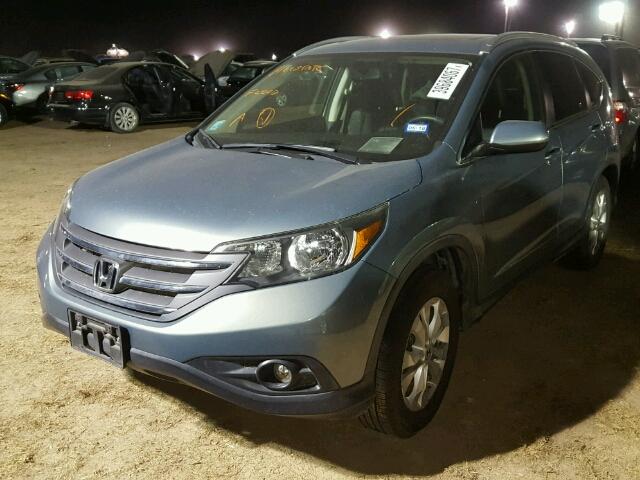 JHLRM4H75CC001669 - 2012 HONDA CR-V GRAY photo 2