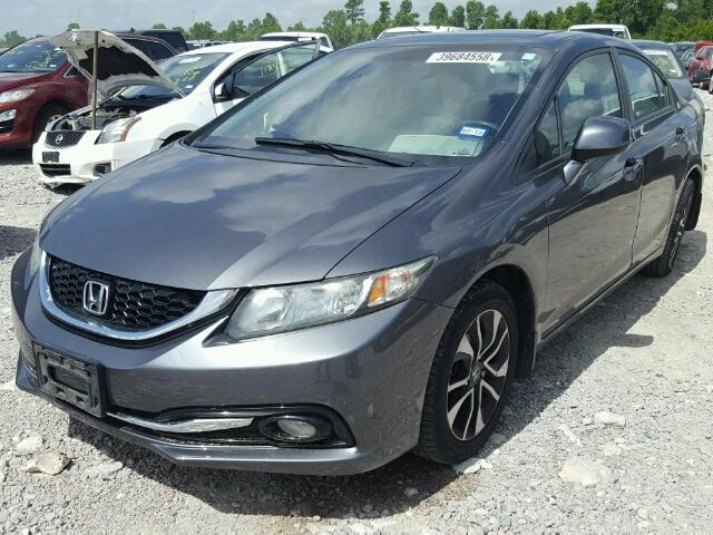2HGFB2F98DH504417 - 2013 HONDA CIVIC EXL 灰色 照片 2
