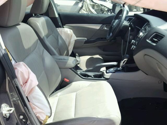 2HGFB2F98DH504417 - 2013 HONDA CIVIC EXL 灰色 照片 5