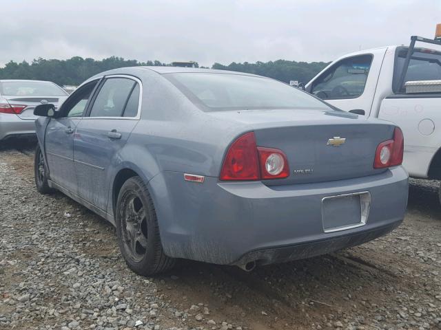 1G1ZH57B594104373 - 2009 CHEVROLET MALIBU 1LT BLUE photo 3