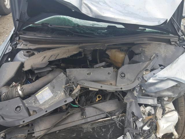 1G1ZH57B594104373 - 2009 CHEVROLET MALIBU 1LT BLUE photo 7