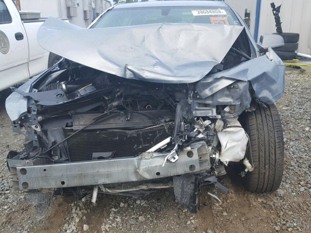 1G1ZH57B594104373 - 2009 CHEVROLET MALIBU 1LT BLUE photo 9