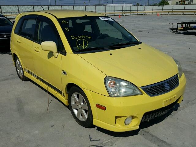 JS2RC61H555302924 - 2005 SUZUKI AERIO SX YELLOW photo 1