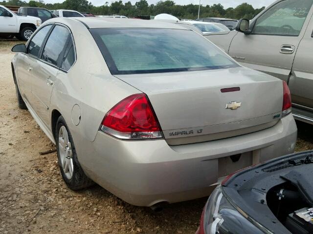 2G1WG5E3XC1251647 - 2012 CHEVROLET IMPALA LT GOLD photo 3