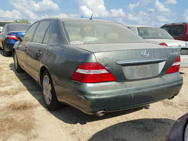 JTHBN36F750182292 - 2005 LEXUS LS 430 SILVER photo 3