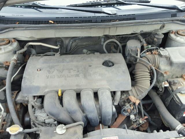 2T1BR38E64C309063 - 2004 TOYOTA COROLLA CE GRAY photo 7