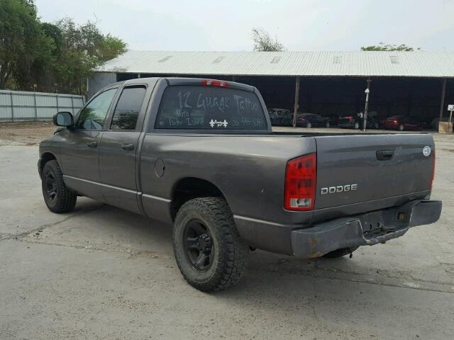 1D7HA18N33J605026 - 2003 DODGE RAM 1500 S GRAY photo 3