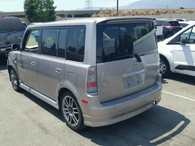 JTLKT324540147491 - 2004 TOYOTA SCION XB Grau Foto 3