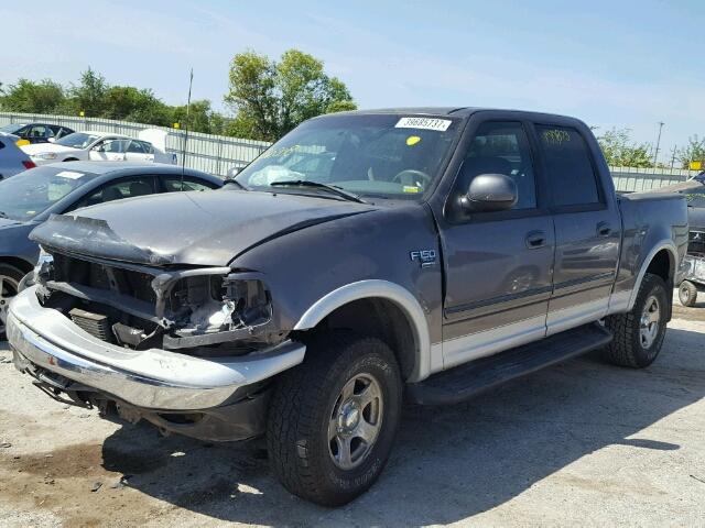 1FTRW08L92KB60308 - 2002 FORD F150 SUPER GRAY photo 2