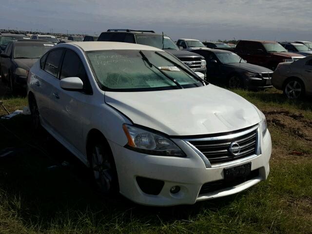 3N1AB7AP0DL772612 - 2013 NISSAN SENTRA WHITE photo 1