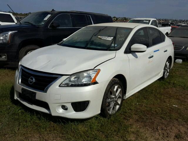 3N1AB7AP0DL772612 - 2013 NISSAN SENTRA WHITE photo 2