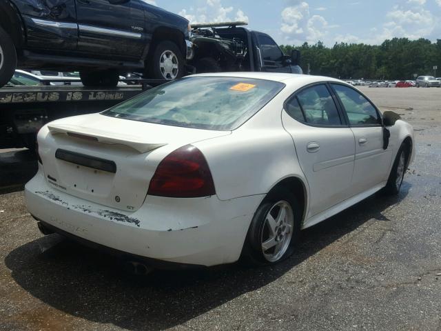 2G2WP522641334498 - 2004 PONTIAC GRAND PRIX WHITE photo 4