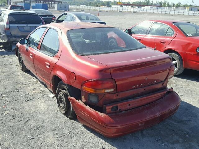 1B3EJ46X2XN643995 - 1999 DODGE STRATUS RED photo 3