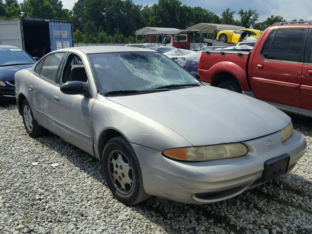 1G3NK52T3YC325062 - 2000 OLDSMOBILE ALERO GX GRAY photo 1