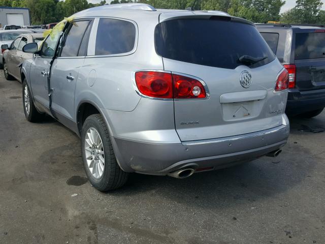 5GAKRBED6BJ105114 - 2011 BUICK ENCLAVE CX SILVER photo 3