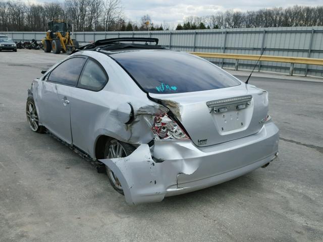 JTKDE177170213554 - 2007 TOYOTA SCION TC 银色 照片 3