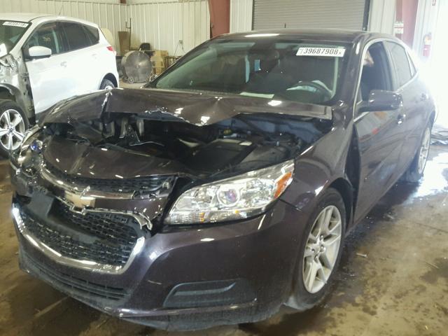 1G11C5SLXFF130124 - 2015 CHEVROLET MALIBU 1LT PURPLE photo 2