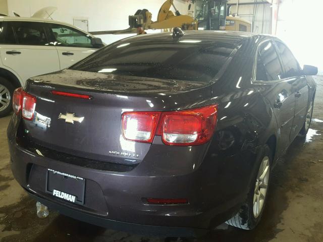 1G11C5SLXFF130124 - 2015 CHEVROLET MALIBU 1LT PURPLE photo 4