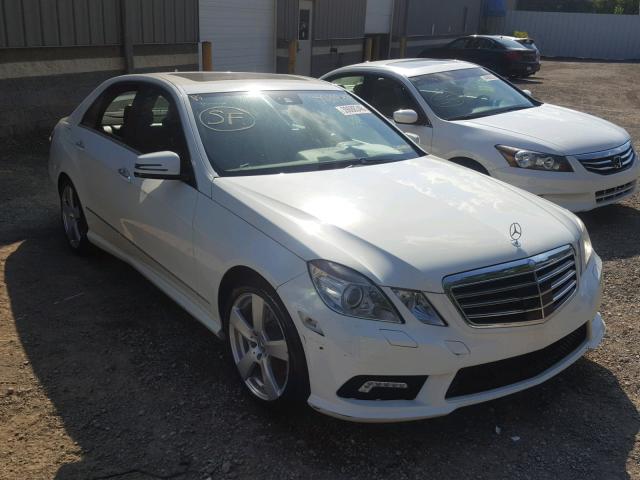 WDDHF8HB6AA134440 - 2010 MERCEDES-BENZ E 350 4MAT WHITE photo 1