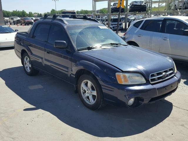 4S4BT62C337115452 - 2003 SUBARU BAJA SPORT BLUE photo 1