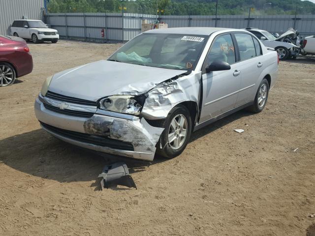 1G1ZT54805F154751 - 2005 CHEVROLET MALIBU LS 银色 照片 2