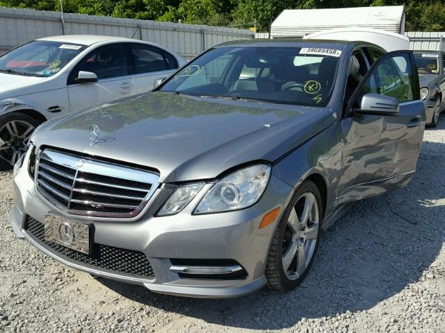 WDDHF8JB5CA600078 - 2012 MERCEDES-BENZ E 350 4MAT GRAY photo 2