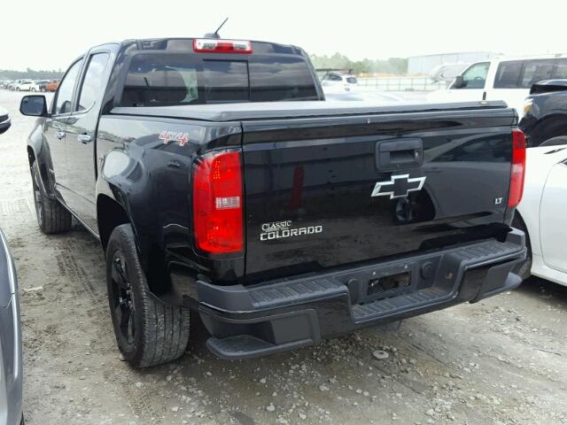 1GCGTCE35G1245519 - 2016 CHEVROLET COLORADO L BLACK photo 3