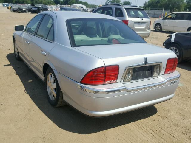 1LNHM86S92Y655921 - 2002 LINCOLN LS 银色 照片 3