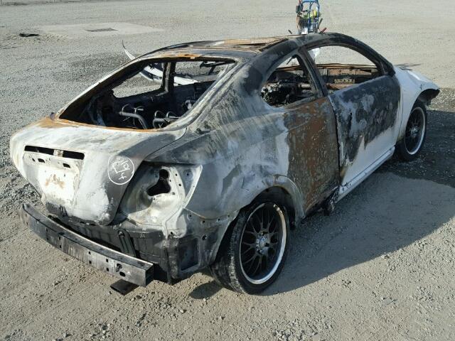 JTKDE177360069603 - 2006 TOYOTA SCION TC 白色 照片 4