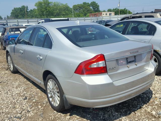 YV1AS982X71019713 - 2007 VOLVO S80 3.2 SILVER photo 3