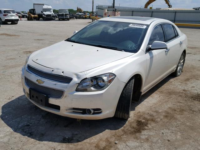 1G1ZE5E14BF213386 - 2011 CHEVROLET MALIBU LTZ 白色 照片 2