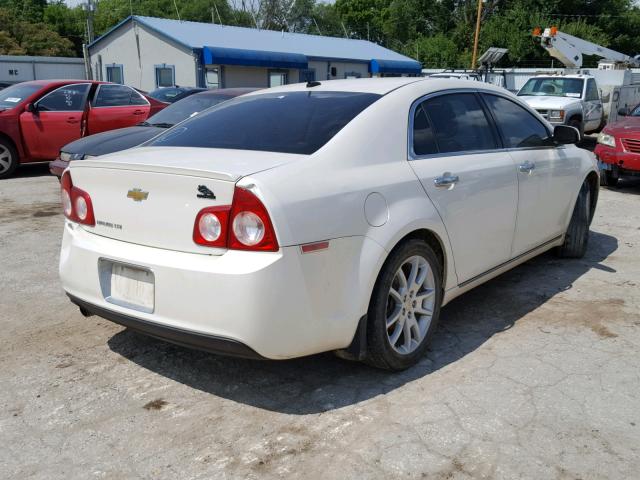 1G1ZE5E14BF213386 - 2011 CHEVROLET MALIBU LTZ 白色 照片 4