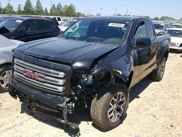 1GTH6CEN3H1289713 - 2017 GMC CANYON SLE BLACK photo 2