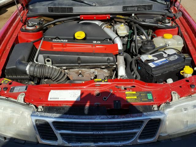 YS3DF75N0S7011886 - 1995 SAAB 900 SE TUR RED photo 7