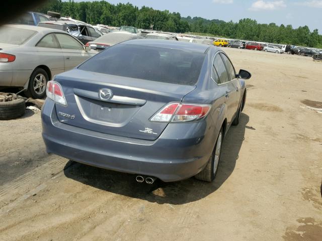 1YVHZ8CH6B5M16935 - 2011 MAZDA 6 I GRAY photo 4