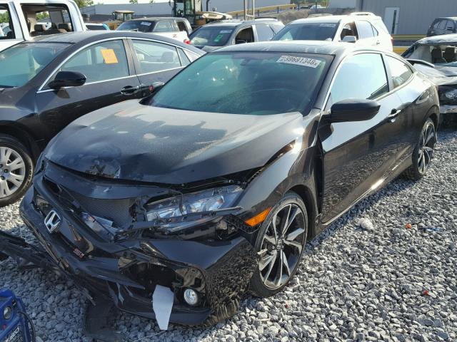 2HGFC3A55HH750595 - 2017 HONDA CIVIC SI BLACK photo 2