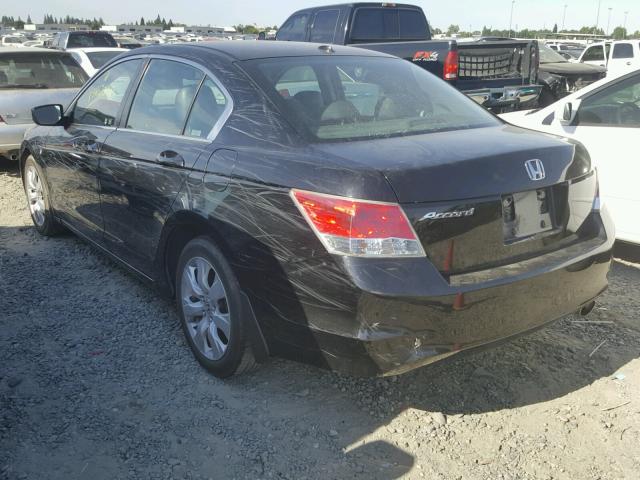 1HGCP2F88AA068111 - 2010 HONDA ACCORD EXL BLACK photo 3