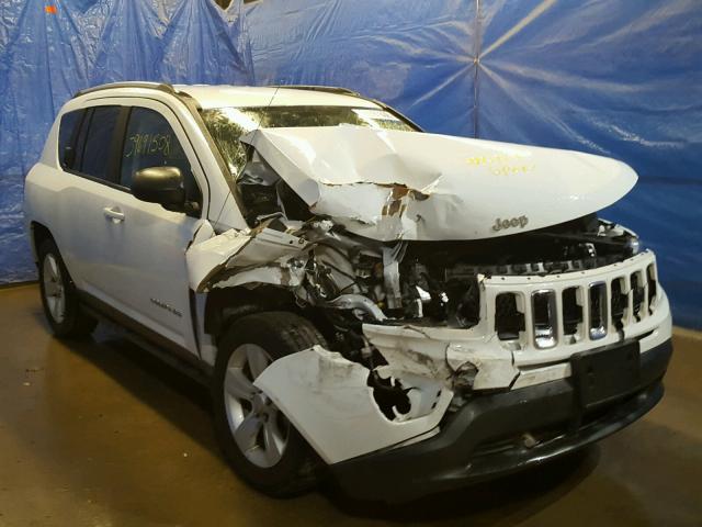 1C4NJCBA5GD705423 - 2016 JEEP COMPASS SP WHITE photo 1