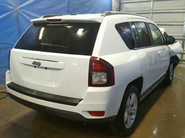 1C4NJCBA5GD705423 - 2016 JEEP COMPASS SP WHITE photo 4